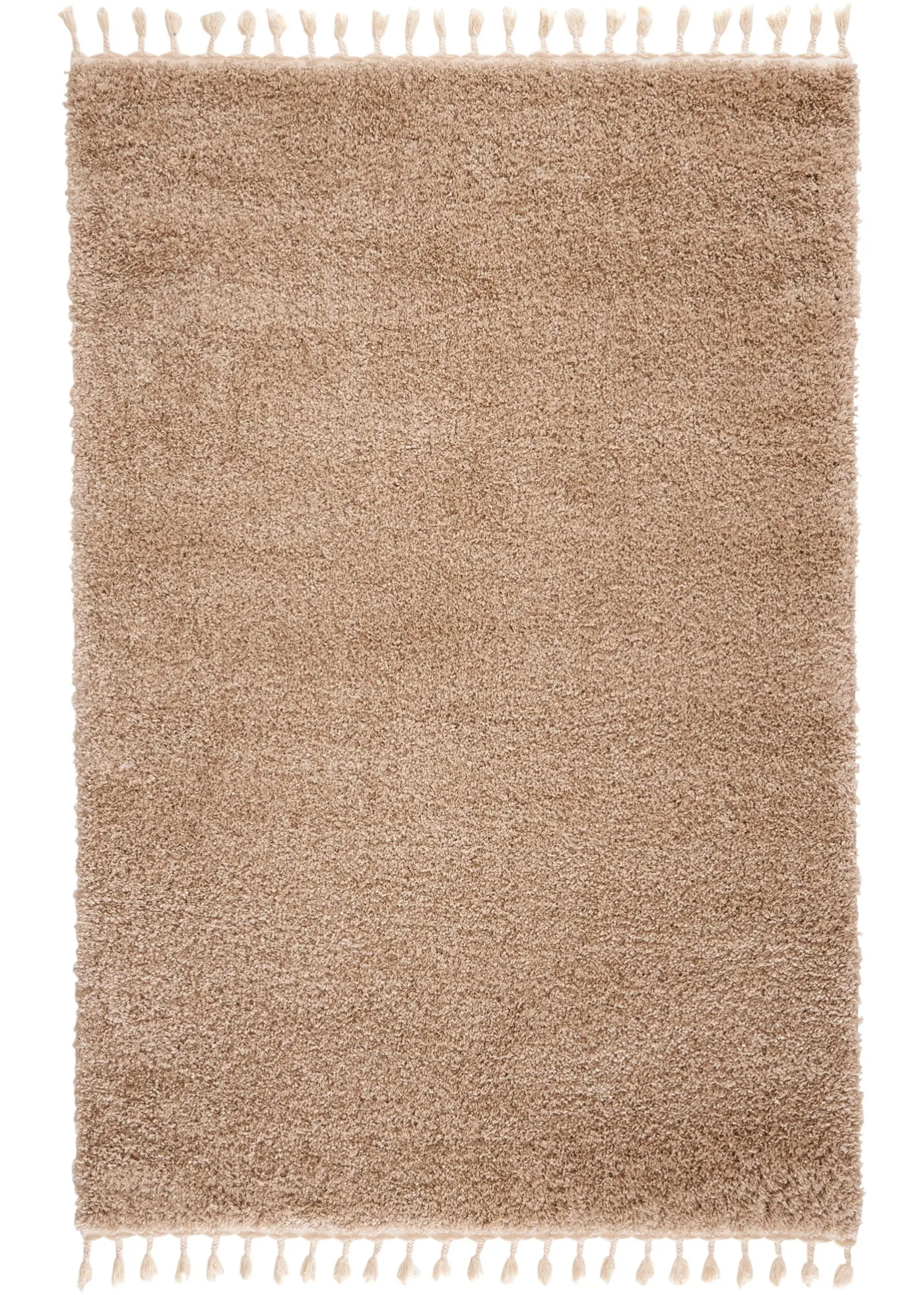 Tappeto a pelo alto con frange (Beige) - bpc living bonprix collection