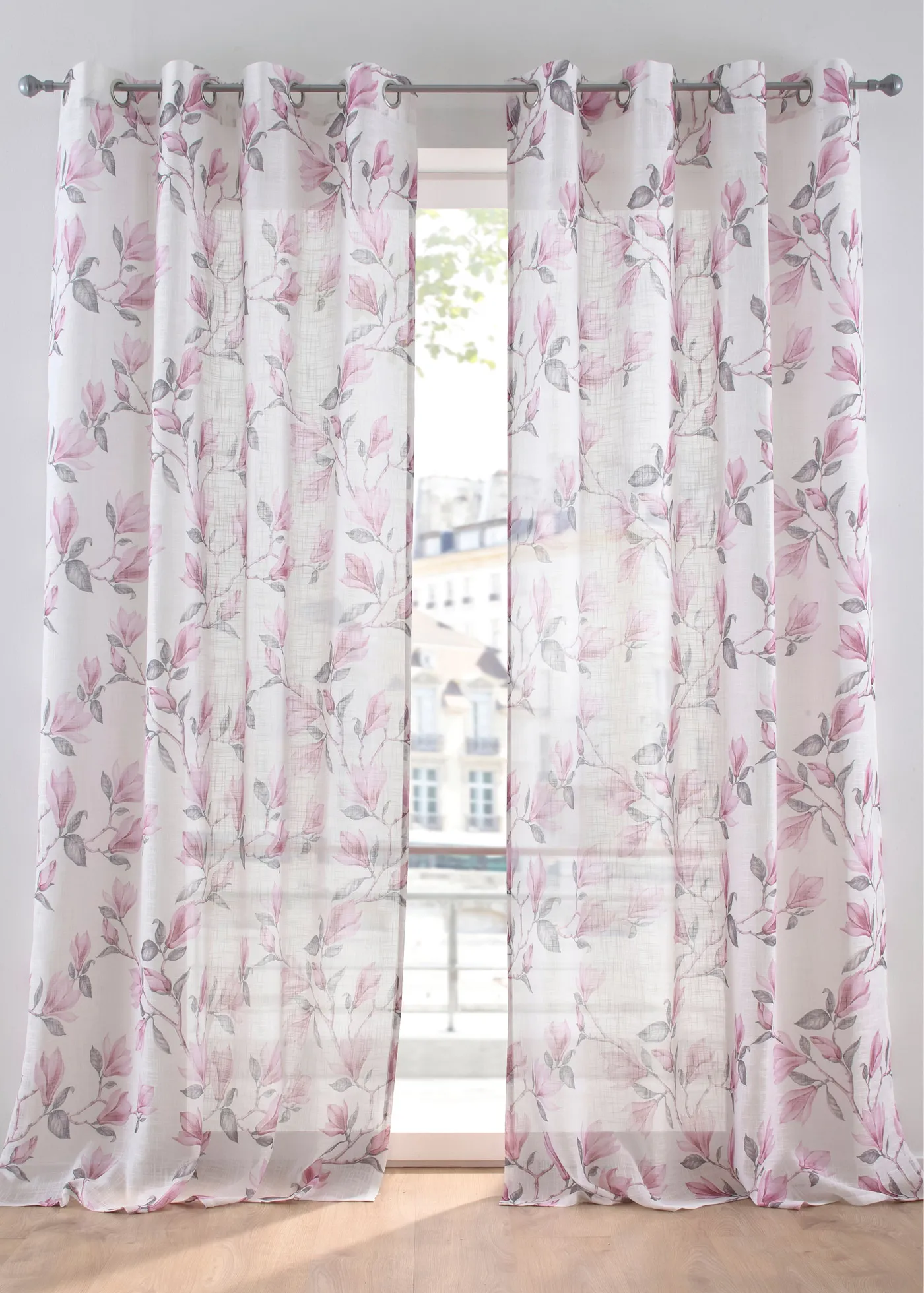 Tenda a fiori (pacco da 1) (Bianco) - bpc living bonprix collection