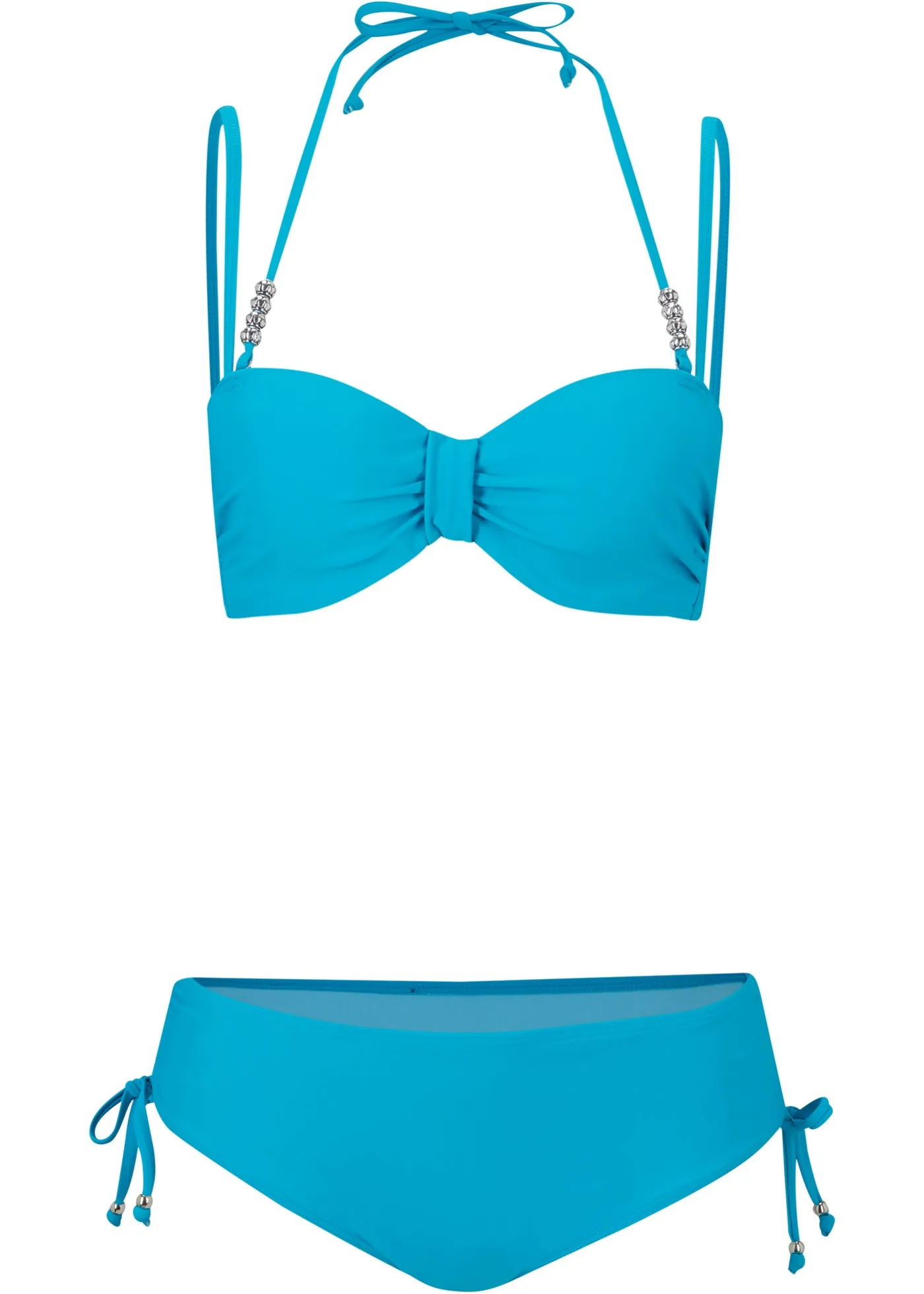 Bikini con ferretto (set 2 pezzi) (Blu) - bpc bonprix collection