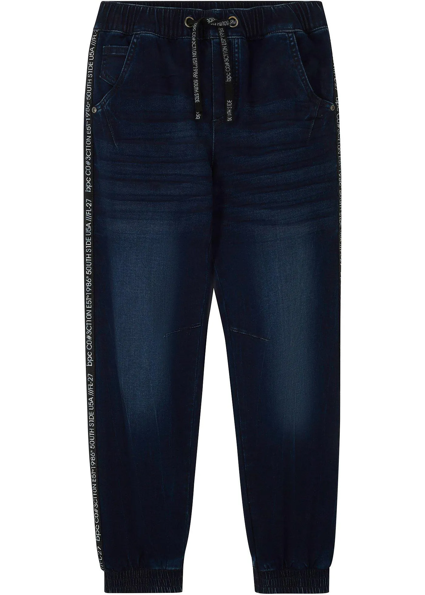 Jeans in felpa con bande sportive (Blu) - John Baner JEANSWEAR