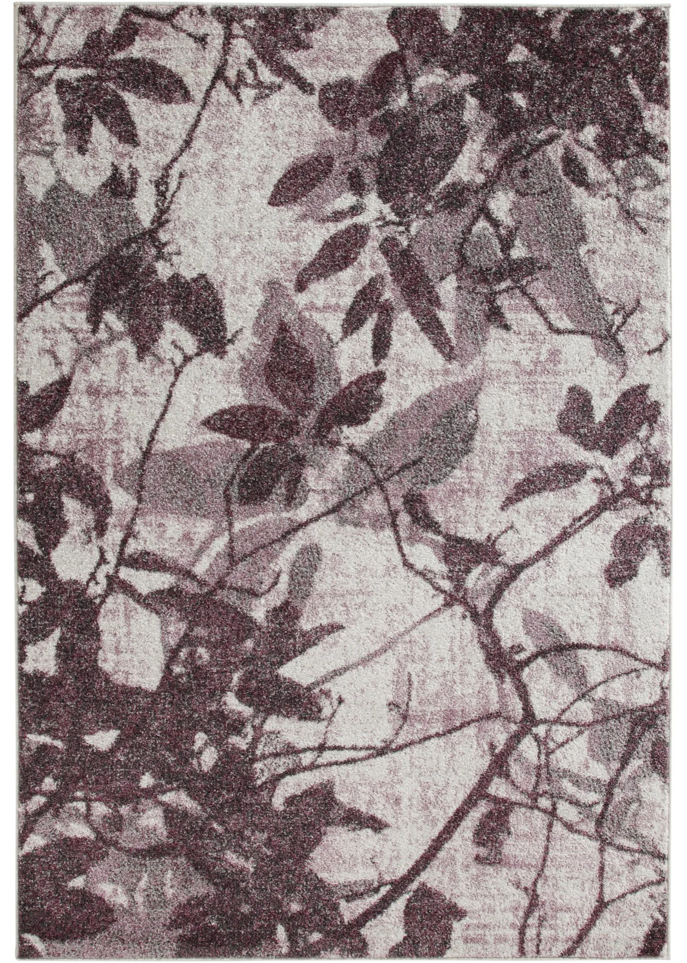 Tappeto stile vintage con foglie (viola) - bpc living bonprix collection