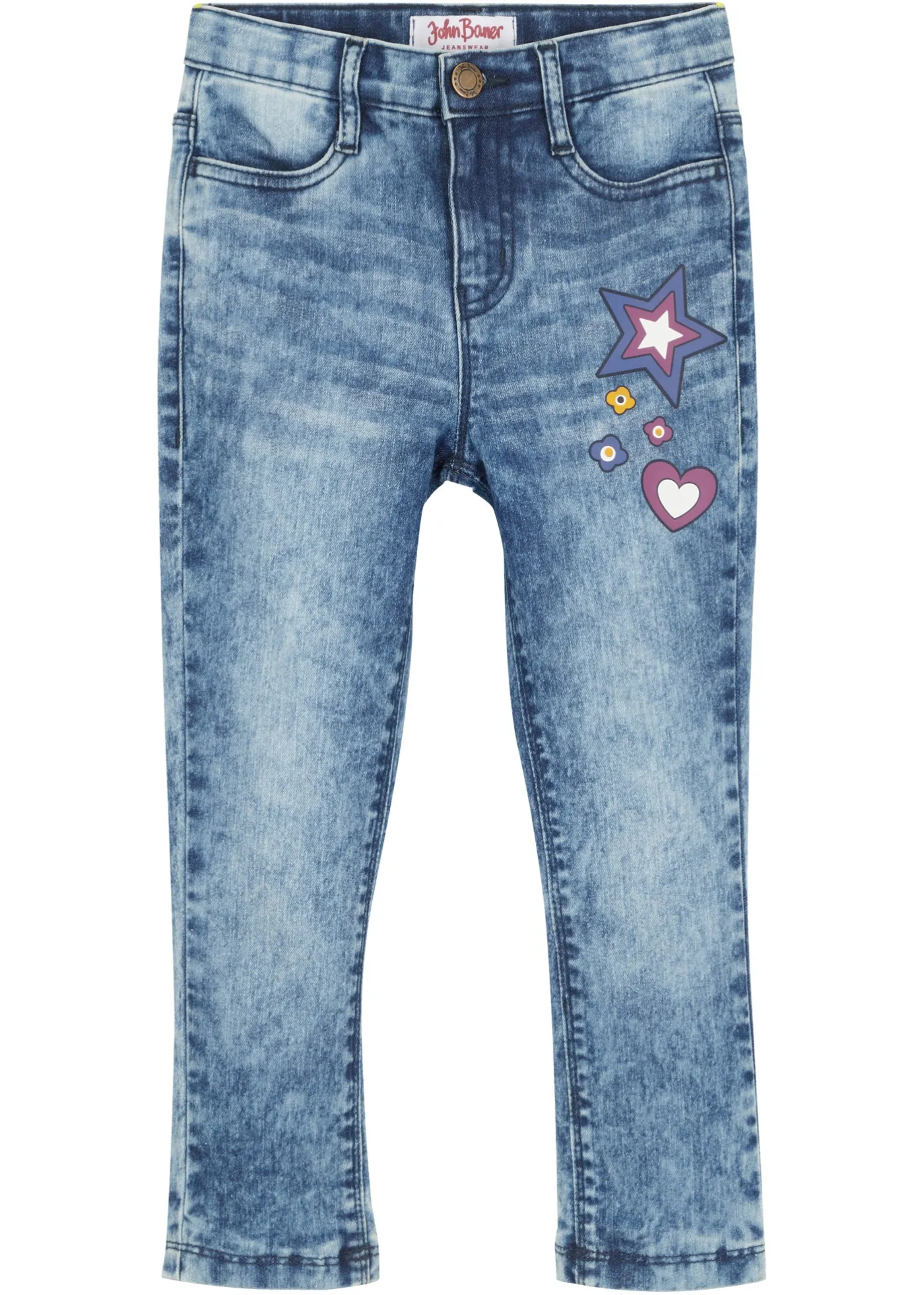 Jeans termici con fodera di jersey (Blu) - John Baner JEANSWEAR