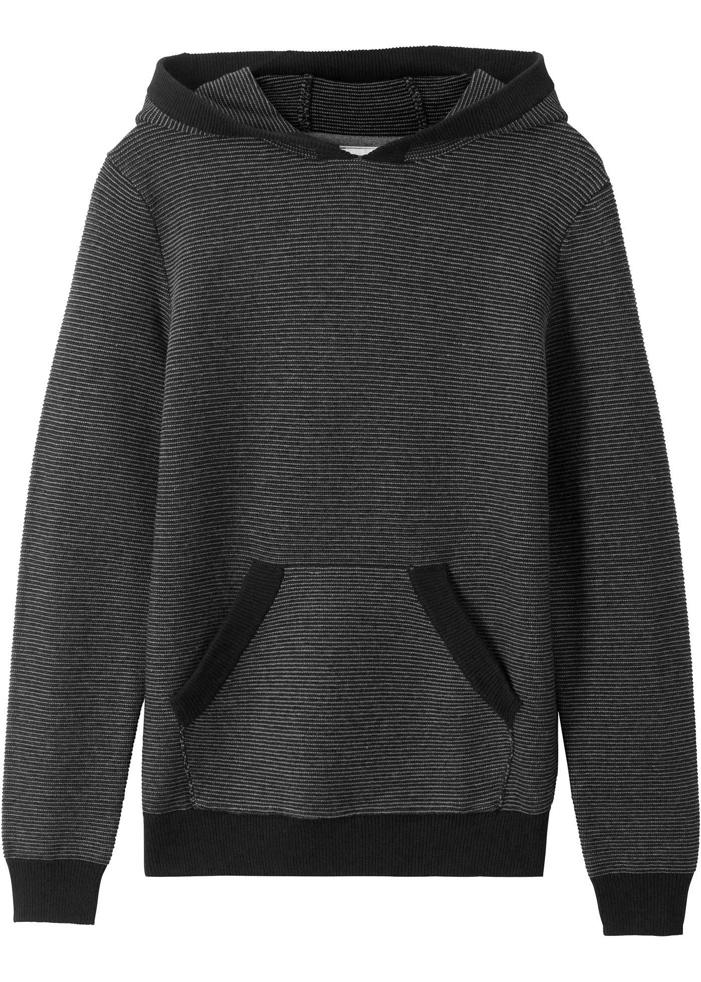 Maglione con cappuccio (Nero) - bpc bonprix collection