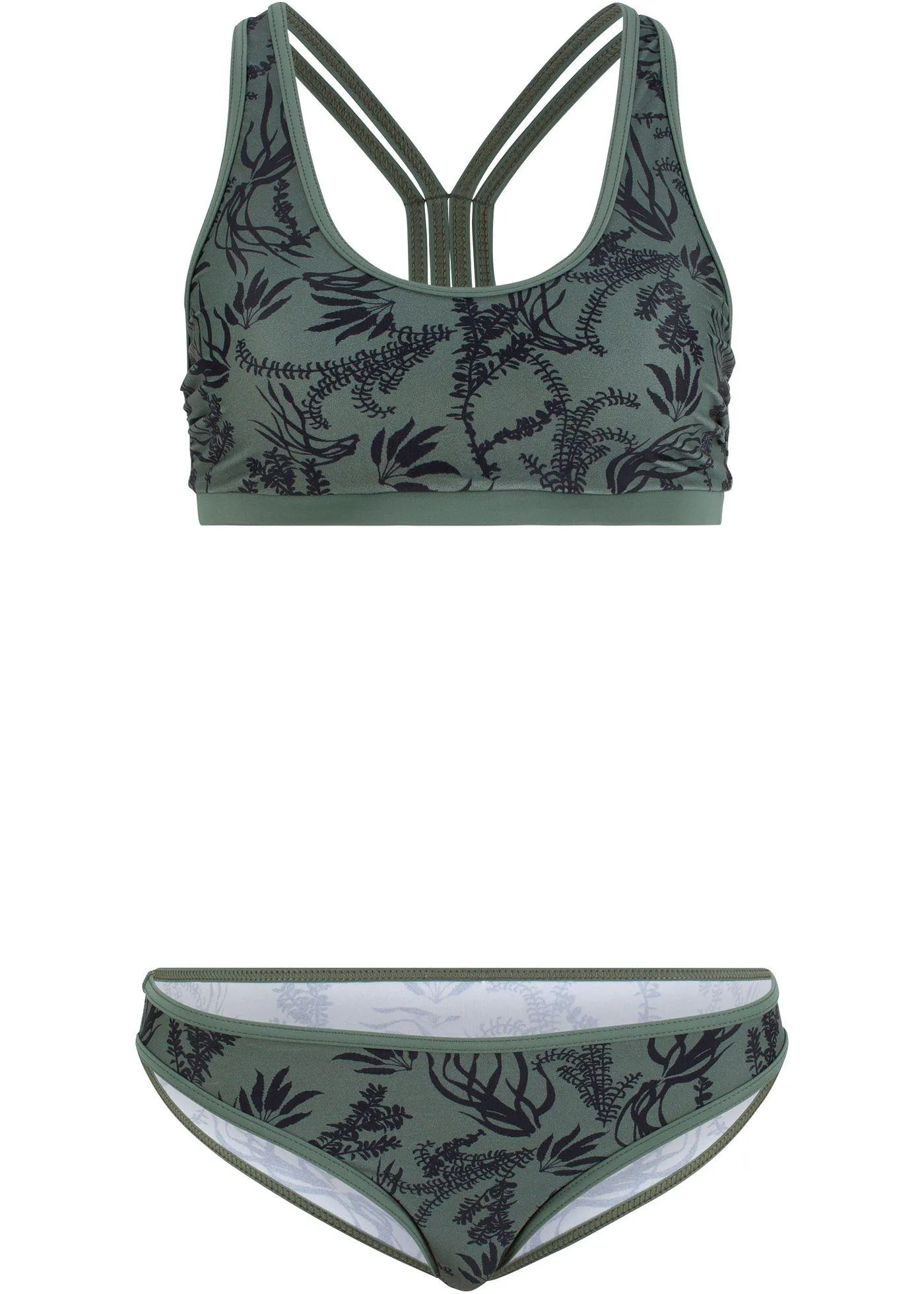 Bikini a bustier sostenibile (set 2 pezzi) (Verde) - bpc bonprix collection