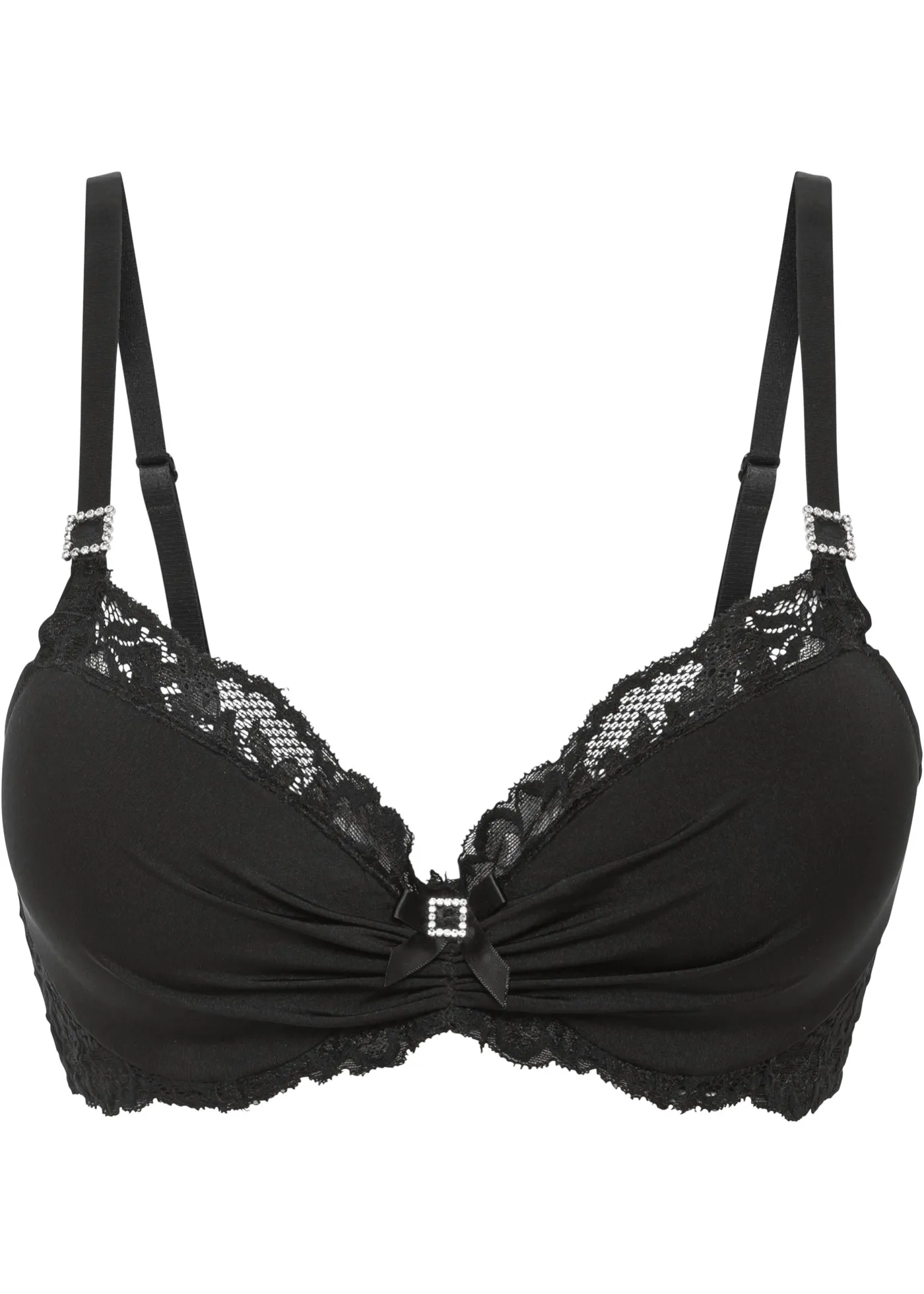 Reggiseno imbottito con ferretto (Nero) - BODYFLIRT