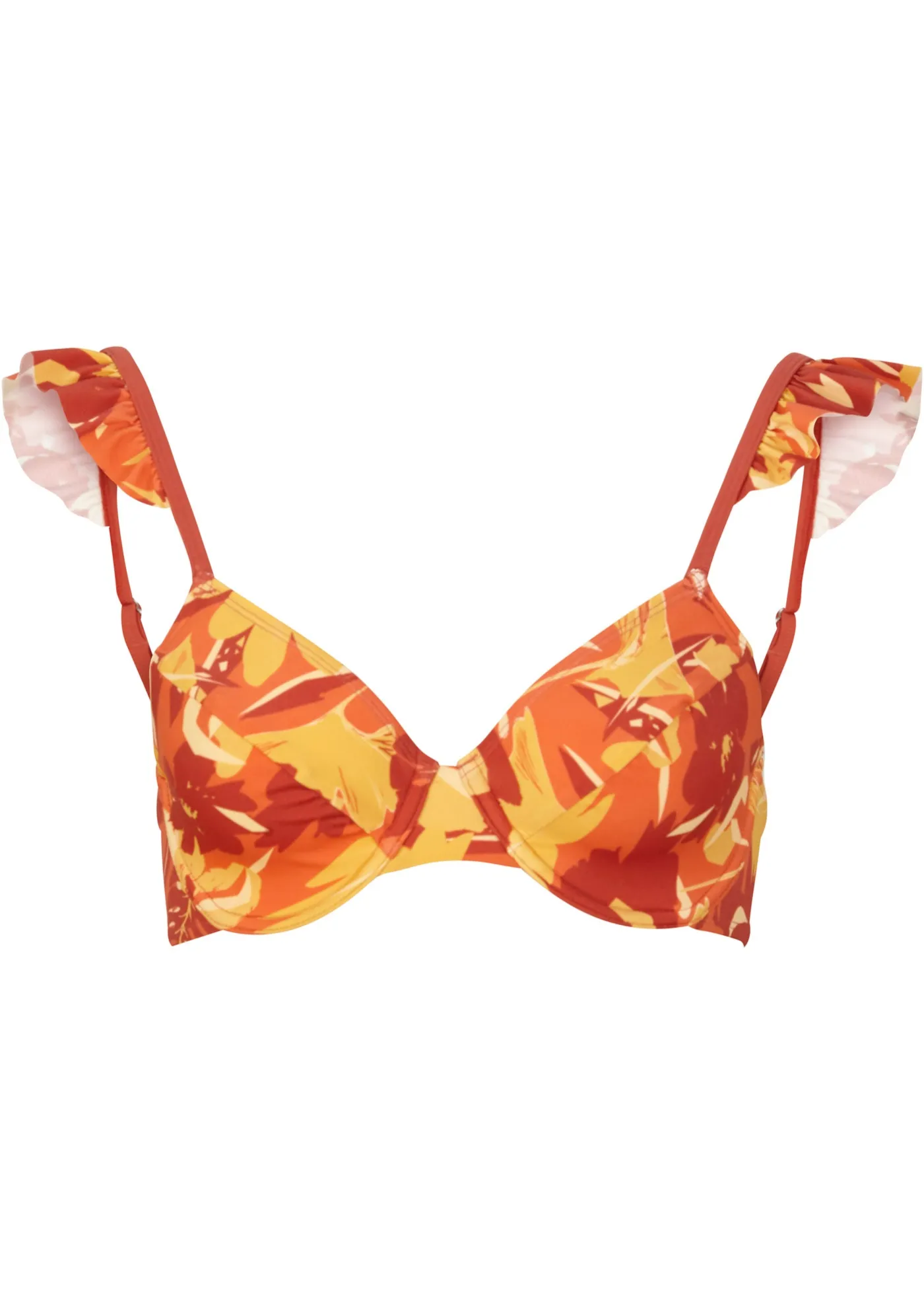 Reggiseno bikini con ferretto sostenibile (Arancione) - bpc selection