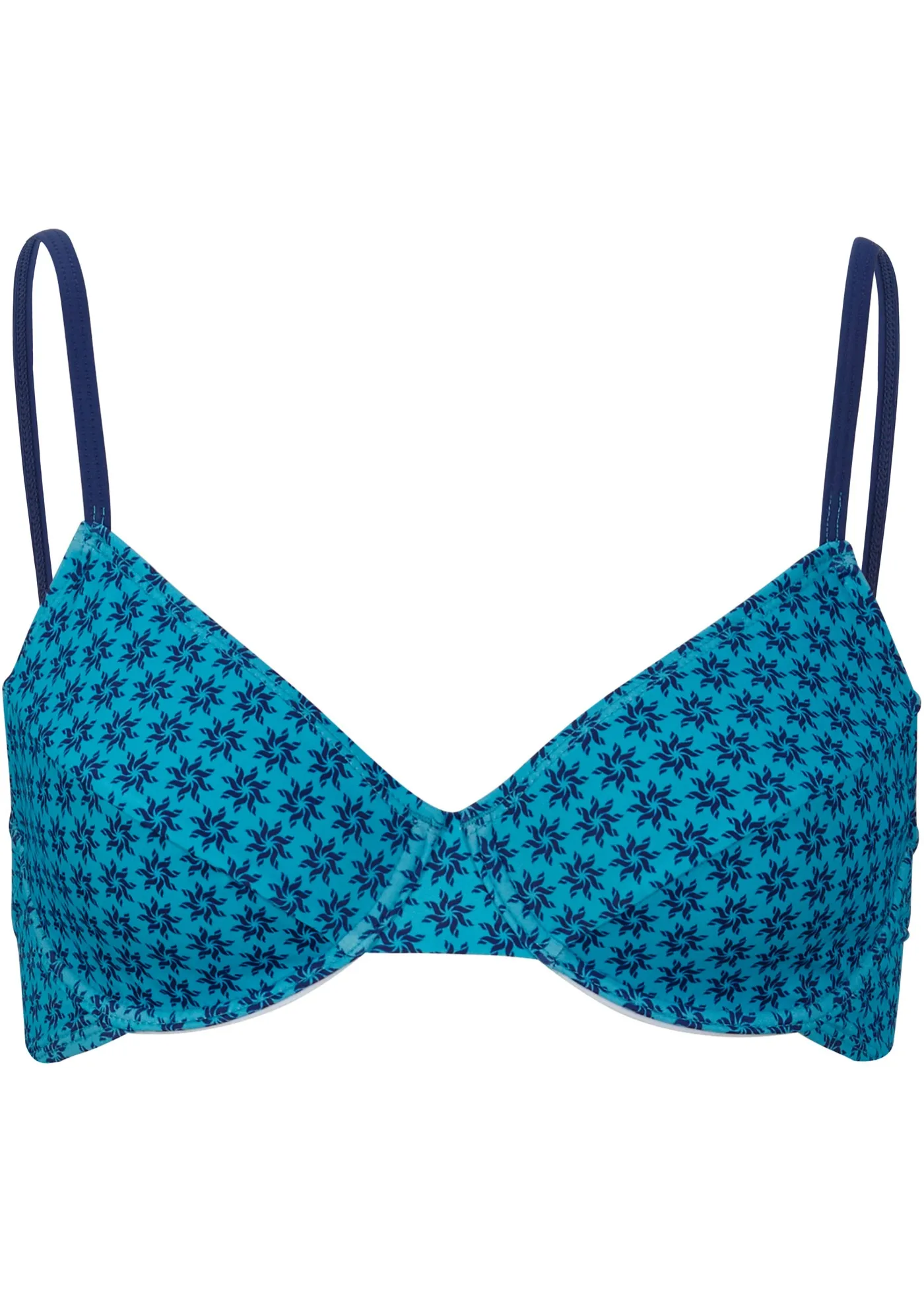 Reggiseno bikini con ferretto (Blu) - bpc bonprix collection