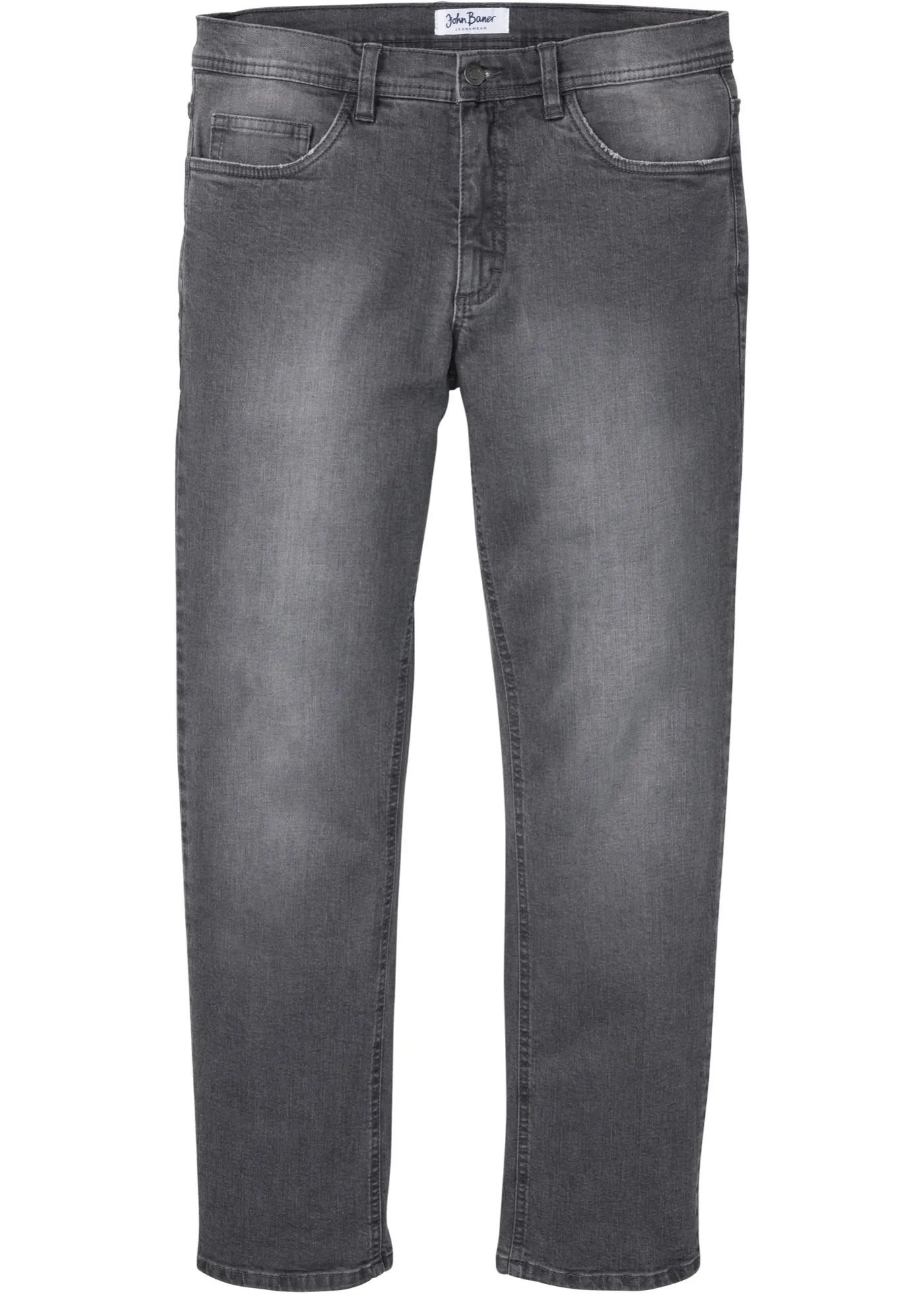 Jeans elasticizzati con taglio comfort regular fit, straight (Grigio) - John Baner JEANSWEAR