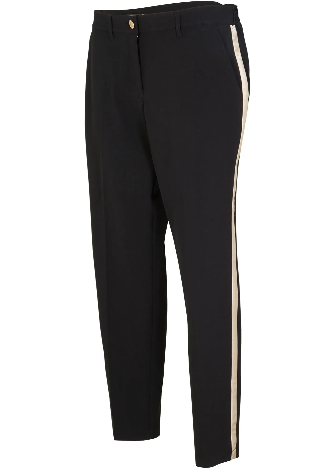 Pantaloni elasticizzati cropped (Nero) - bpc selection