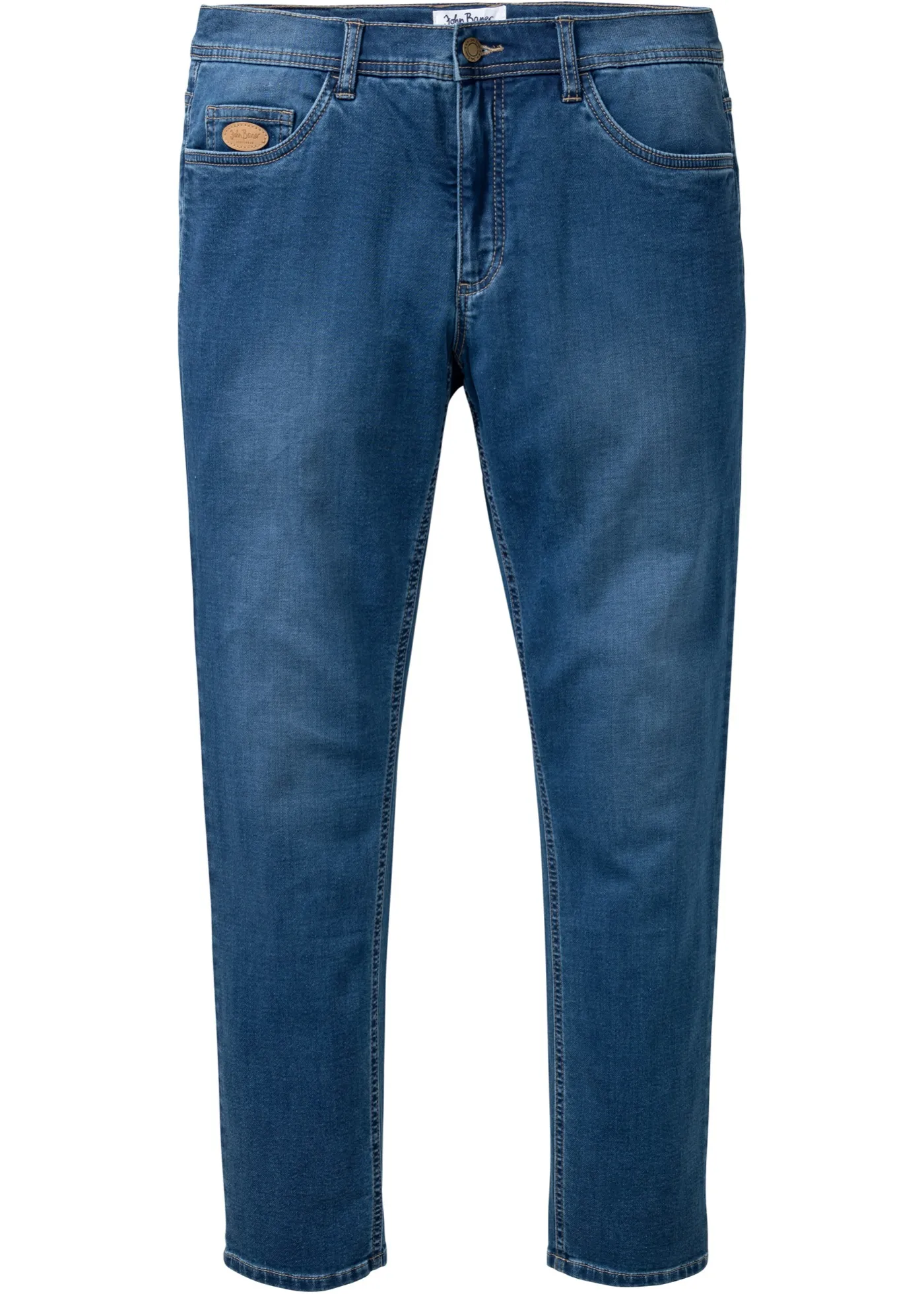 Jeans elasticizzati con taglio comfort regular fit tapered (Blu) - John Baner JEANSWEAR