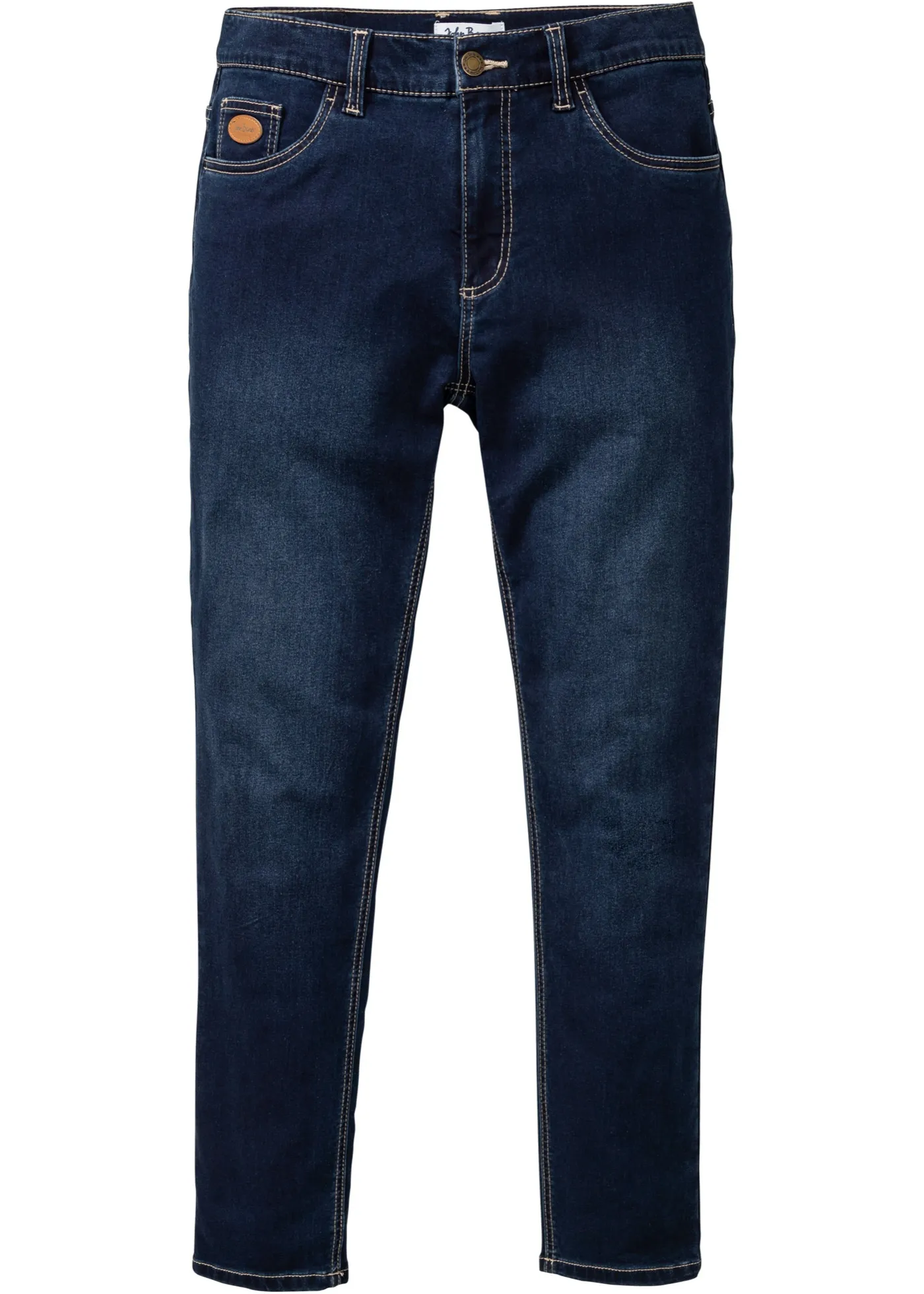 Jeans termici con taglio comfort slim fit, straight (Blu) - John Baner JEANSWEAR
