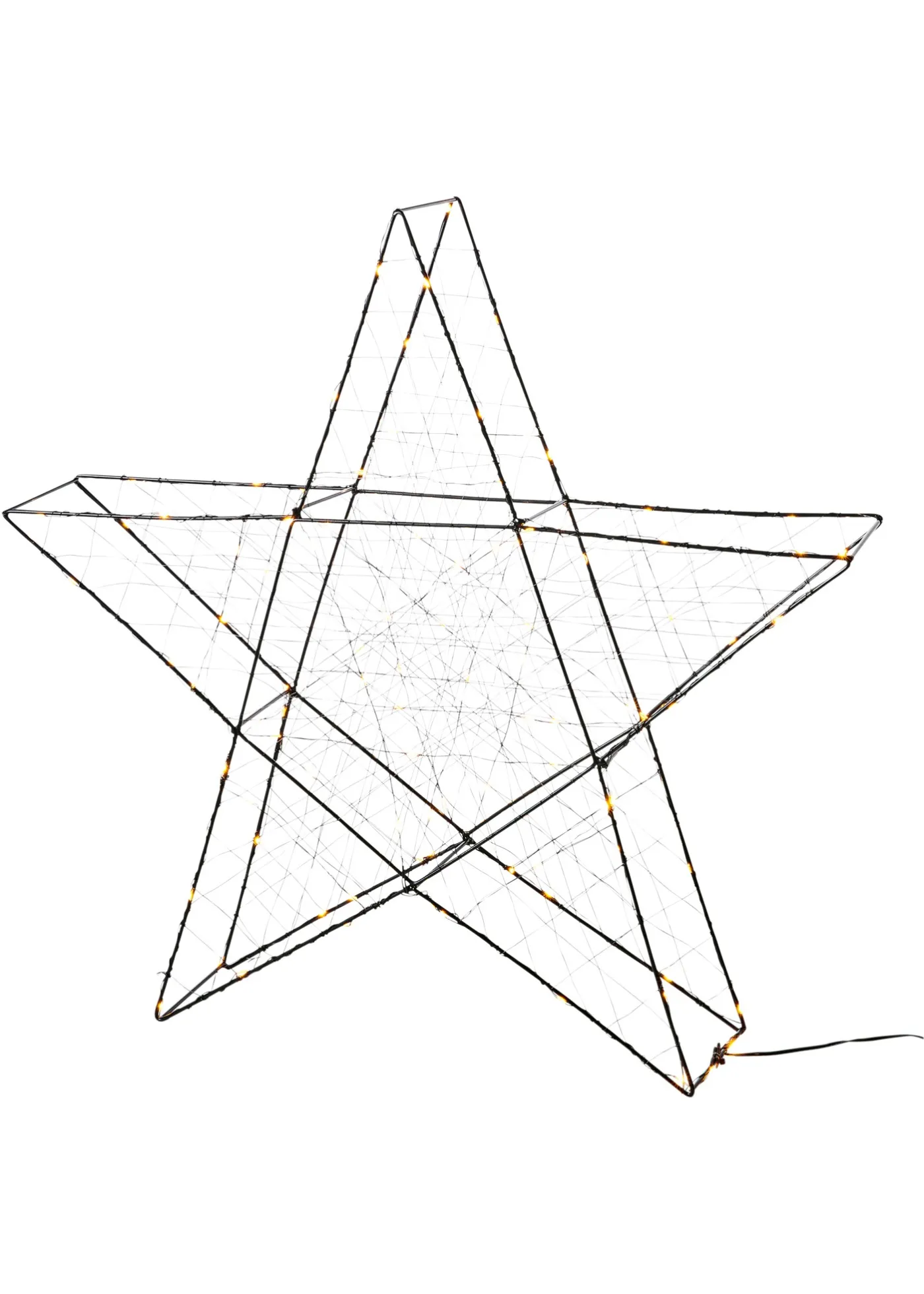 Soprammobile LED a forma di stella (Nero) - bpc living bonprix collection