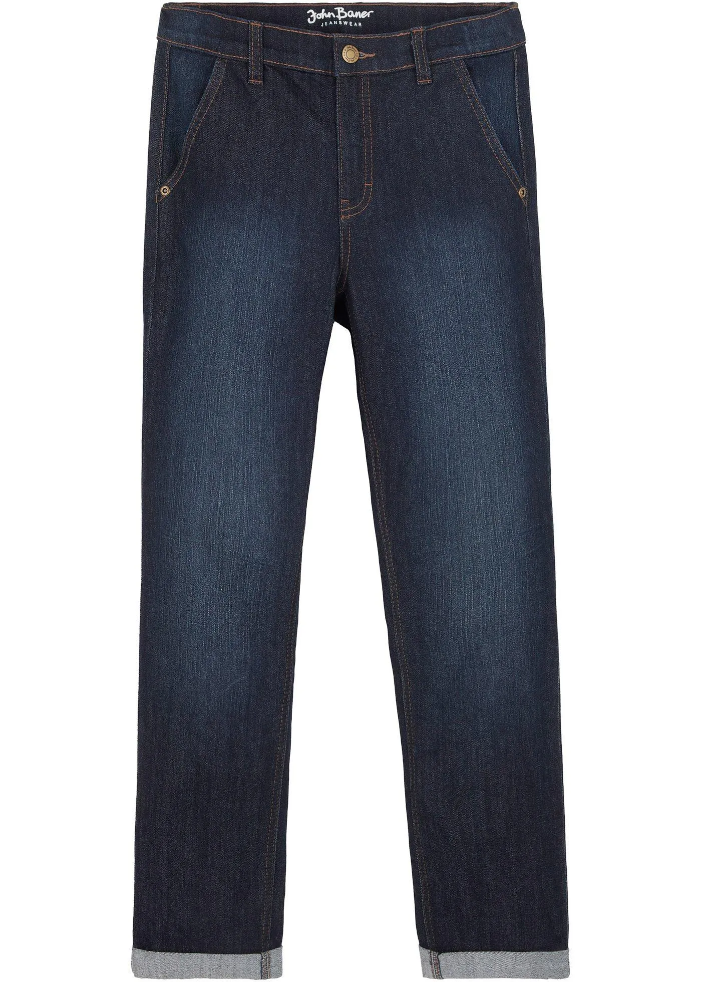 Jeans chino, slim fit (Blu) - John Baner JEANSWEAR