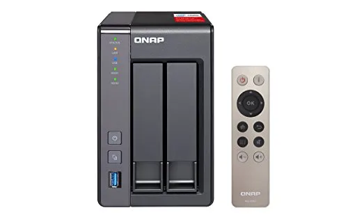QNAP TS-251+ Collegamento ethernet LAN Torre Nero NAS