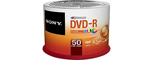 Sony 50 DVD-R vergini stampabili full printable 4.7GB 120min