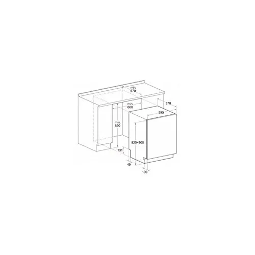 Hotpoint - Lavastoviglie a scomparsa totale da incasso HKIO 3C22 C E W da 60cm