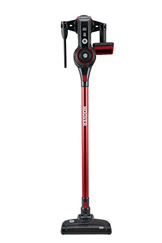 Hoover Freedom Aspirapolvere scopa, 0.7 liters, Cougar Black/Shiny Flame Red Metallic