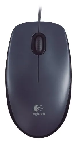 Logitech M90 Mouse USB Cablato, 1000 DPI, Mouse Ambidestro, Compatibile con PC/Mac/Laptop, Nero