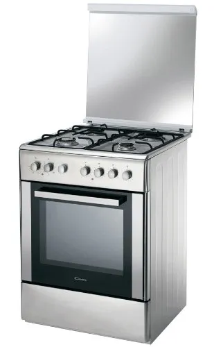 Candy CCG6503PX Cucina a gas, Argento