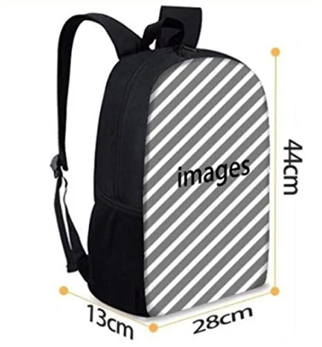 JKAINI Zaini per Bambini Juventus Printed Borsa per Computer da 15.6 Pollici, Zaino + Borsa per Messenger + Pacchetto di Astucci per Matite,E-OneSize