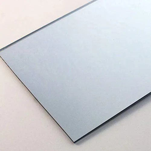Lasercutouts 3 mm Silver Acrylic Mirror 150 x 100 mm Perspex Specchio per Piastrelle in plastica di Sicurezza Sheet X1