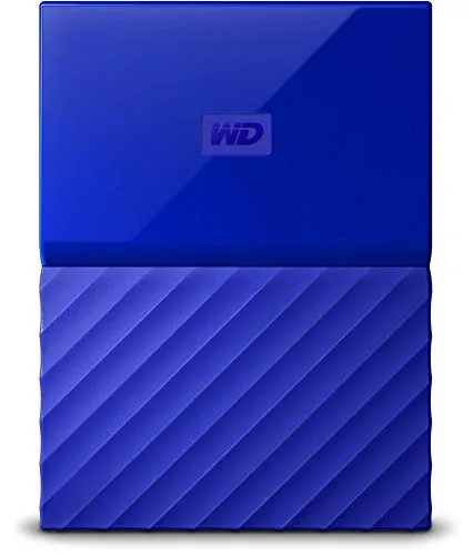 Western Digital My Passport Hard Disk Esterno Portatile, USB 3.0, Software di Backup Automatico, per PC, per Xbox One e PlayStation 4, 4 TB, Blu