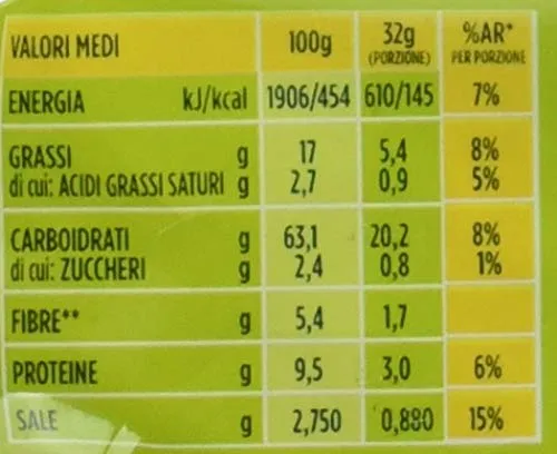 Gran Pavesi Snack Tarallini Olio di Oliva ed Extra Vergine, Senza Olio di Palma - 8 Pacchetti (256 g)