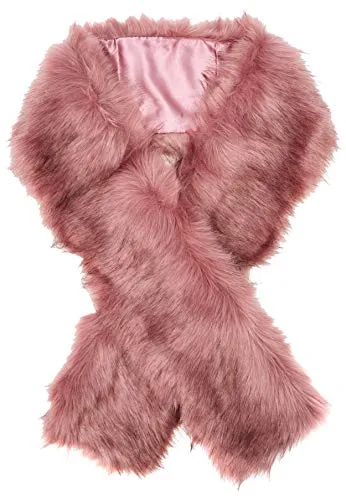 New Look Faux Fur6035021 Stola, Rosa (Mid Pink 73), Unica (Taglia Produttore: 99) Donna