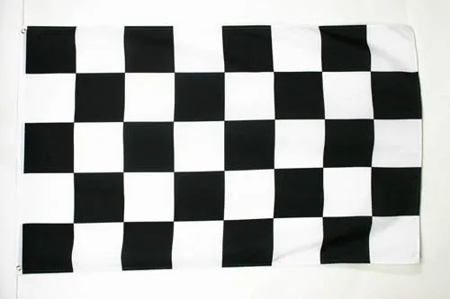 AZ FLAG Bandiera A Scacchi Bianchi E Neri 90x60cm - Bandiera Gara AUTOMOBILISTIA 60 x 90 cm