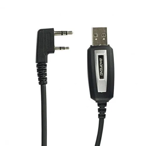 Mengshen® Baofeng Programmazione Cavo USB Programming Cable per Radio bidirezionale Walkie Talkies Radio Supporta Windows per UV-5R / 5RA / 5R Plus / 5RE UV3R Plus/BF-888S con Software CD BF-UV