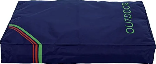 Zolux Cuscino sfoderabile Outdoor in Poliestere per Cane Blu 101 x 71 x 21 cm