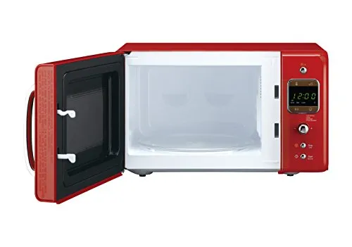 Daewoo KOR-6LBR Forno a Microonde Digitale, Rosso, 20 litri