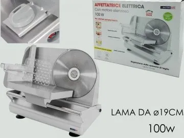 Affettatrice Elettrica con motore silenzioso 100W