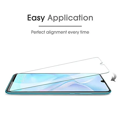 OMOTON [2 Pezzi Compatibile con Huawei P30 Lite Pellicola Protettiva in Vetro Temperato - Durezza 9H - Anti-Graffi - Senza Bolle - 99% di Trasparenza e Sensibilità