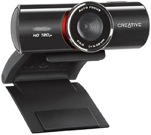 Creative Labs Live! Cam Connect HD 8MP 1280 x 720pixels USB 2.0 Black webcam - Webcams (8 MP, 1280 x 720 pixels, 30 fps, Auto, USB 2.0, Black)