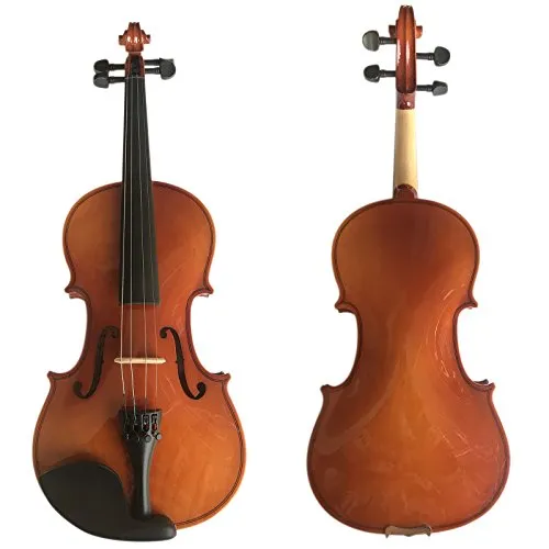 Esound 1/4 MP01B Vernice Violino in Legno Massello per Principianti con Custodia Rigida, Resto Della Spalla, Arco, Colofonia e Extra Corde