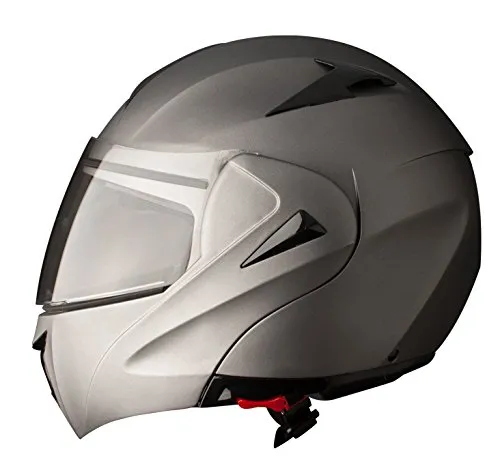 BHR 93928 Casco Modulare Flip-Up Modello Energy 705, Titanio Opaco, L