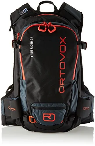 Ortovox Free Rider 24 - Zaini Unisex Adulto, Nero (Black Raven), 24x36x45 cm (W x H L)