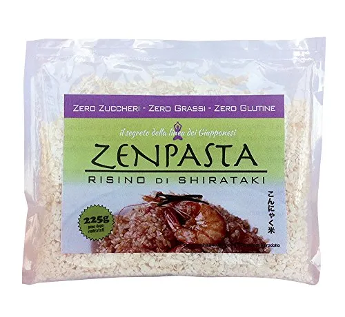 Zenpasta Shirataki Secchi Monodose - Formato Riso - 50 gr