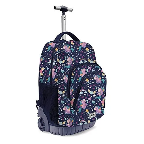 Oh My Pop! Pop! Magic-GTS Travel Trolley-Rucksack Zaino Casual, 47 cm, 39.5 liters, Multicolore (Multicolour)