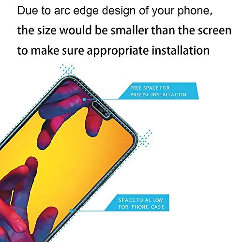 DyDiy Vetro Temperato Huawei P20 Lite [3 Pack] Premium Pellicola Protettiva Film Ultra Resistente Screen Protector Proteggi Schermo per Huawei P20 Lite