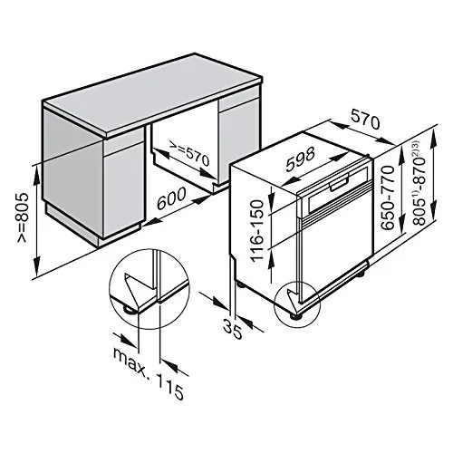 Miele - Lavastoviglie ad incasso G 4964 SCVi a scomparsa totale da 60cm