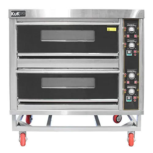 KuKoo - Forno Commerciale per Cucinare Pizza e Altri Cibi a 2 Piani 400°C per Ristorante, Bar, Takeaway, Pub o Panificio