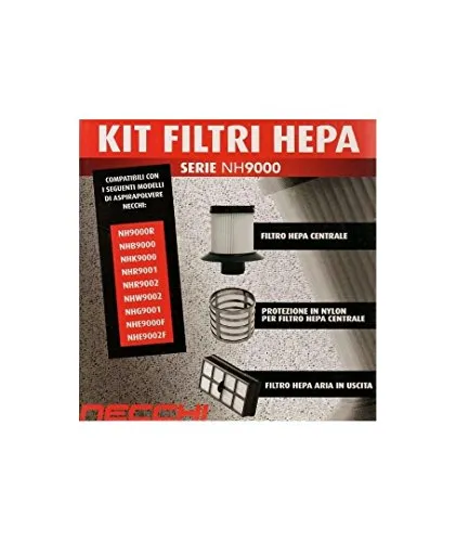 Kit filtri HEPA per aspirapolvere Necchi