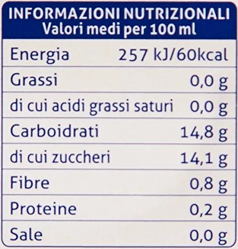 Valfrutta Succo e Polpa Pera - Pacco da 6 x 125 ml