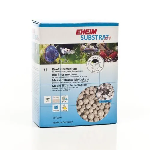 Eheim Substrat PRO Filtro Biologico Media (sinterizzato Pearl-Shaped Vetro) 1L by Eheim