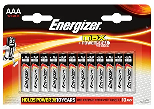Energizer E300129500 Max 12 Batterie Alcaline Ministilo, AAA, 1.5 V