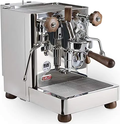 Lelit Bianca PL162T Macchina Espresso Professionale Dual Boiler e Preinfusione - Gruppo E61 a Controllo Manuale del Flusso - Ideale per Caffè Espresso, Cappuccino