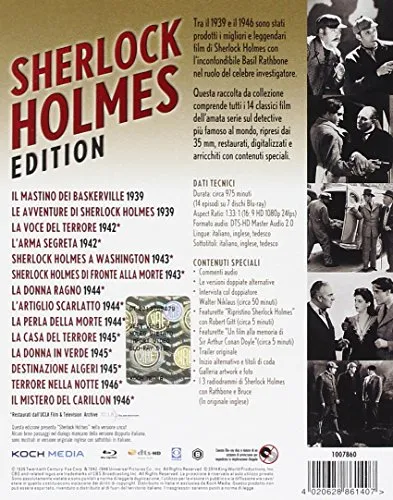 Sherlock Holmes Classic Film Collection - 14 Film (Cofanetto 7 Blu-Ray)