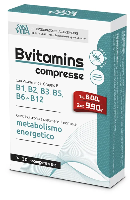  Bvitamins Integratore Vitamine Gruppo B 30 Compresse